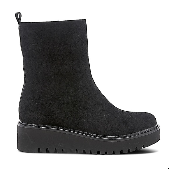 AZURA ITALIAN FASHION MENDIAPPA WEDGE BOOTS - Picture 4 of 7